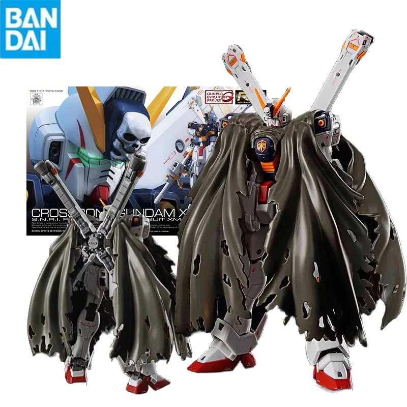 

Bandai Gunpla Rg 1/144 Xm-X1 Crossbone Gundam X1 Assembly Model High Quality Collectible Anime Robot Kits Models Kids Gift