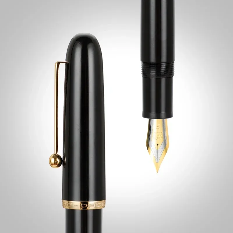 JINHAO 9016 Fountain Pen Acrylic Transparent Spin Pen 35MM Nib Stationery Office School Supplies Writing Gift Ink Pens