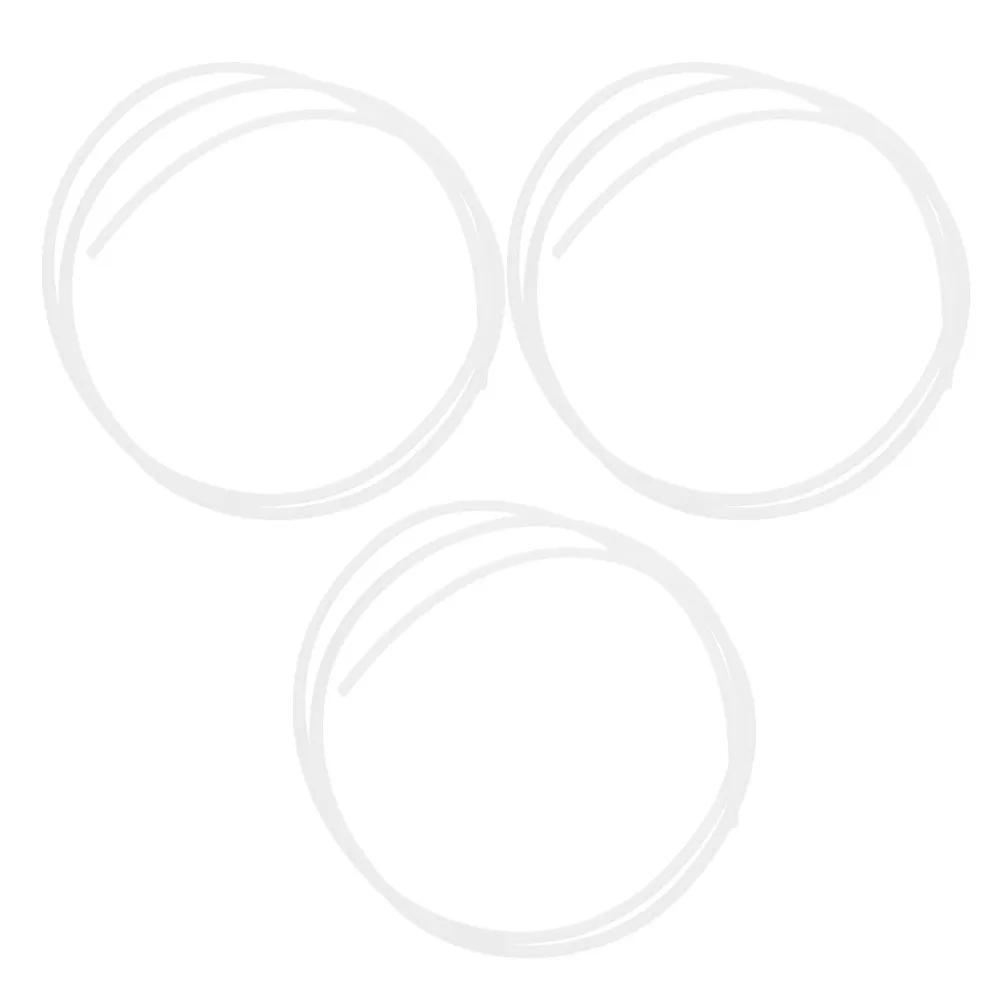 

Комплект из 3 гибких трубок из ПТФЭ для 3D-принтера, высокоточные сменные шланги, совместимые с филаментом PLA и ABS