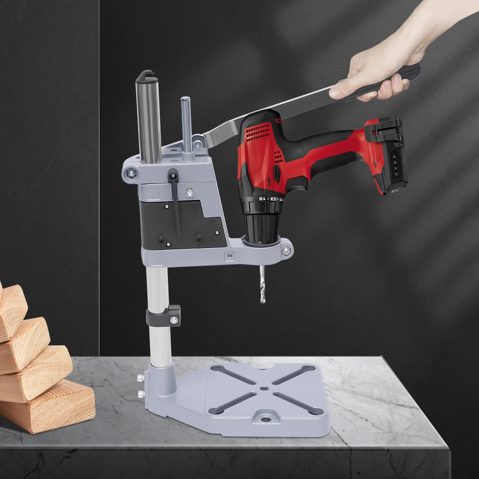 Floor Drill Press Stand Table for Drill Workbench Repair Tool Clamp for Drilling Collet,drill Press Table