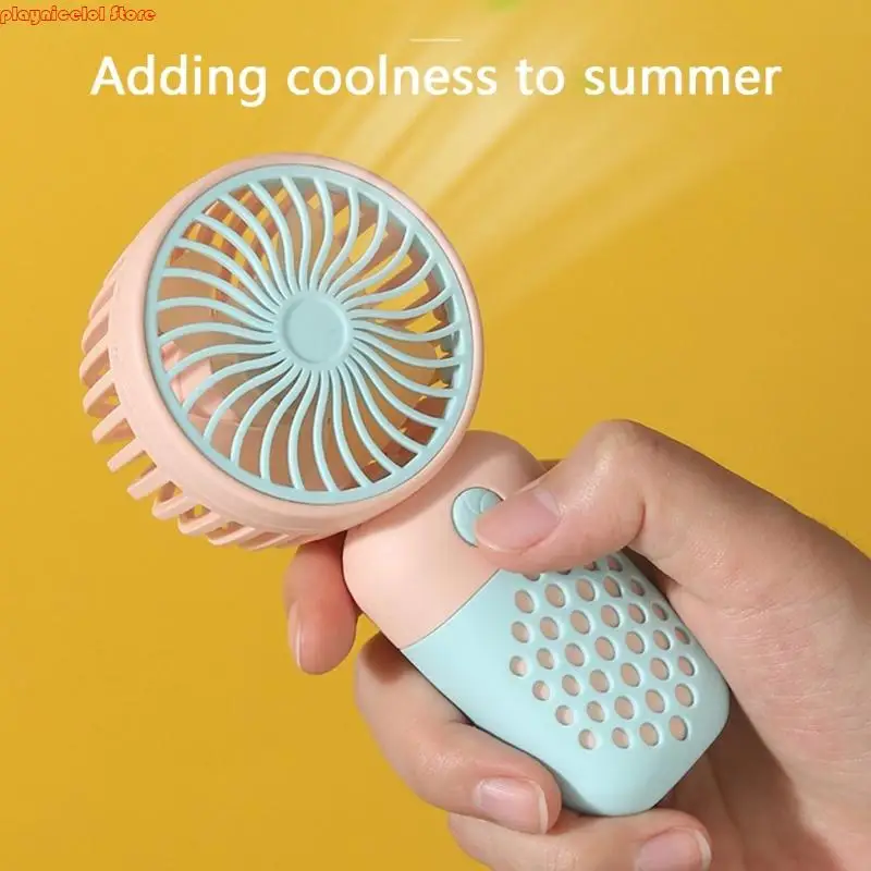 E8BA tragbarer USB -wiederaufladbarer Mini -Handheld -Fan für Studenten Freien Freien Stille Operations