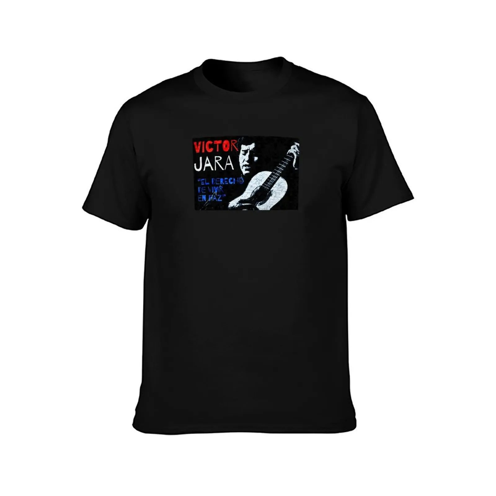Victor Jara - El derecho de vivir en paz / The right to live in peace T-Shirt Casual Holiday Short Sleeve Tee T-Shirt