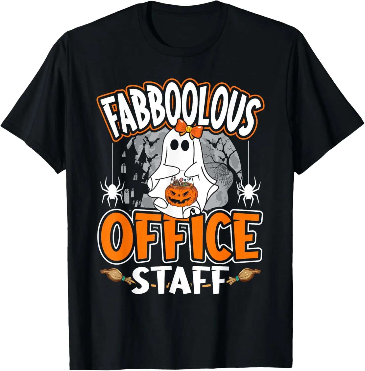 Fab Boo Lous Office Staff Funny Halloween Costume T-Shirt