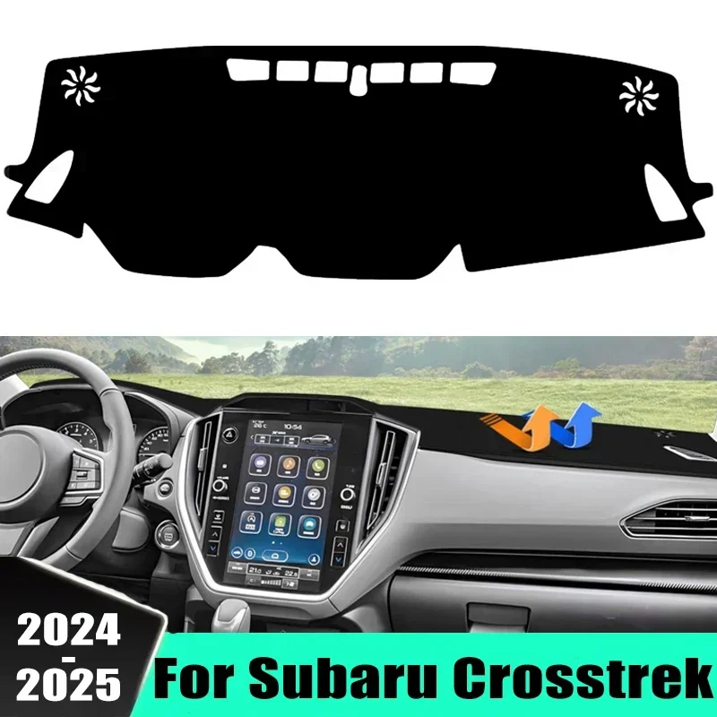 

For Subaru Crosstrek 2024-2025 Models Car Dashboard Cover Sun Shade Mats Avoid Light Pads Instrument Panel Protective