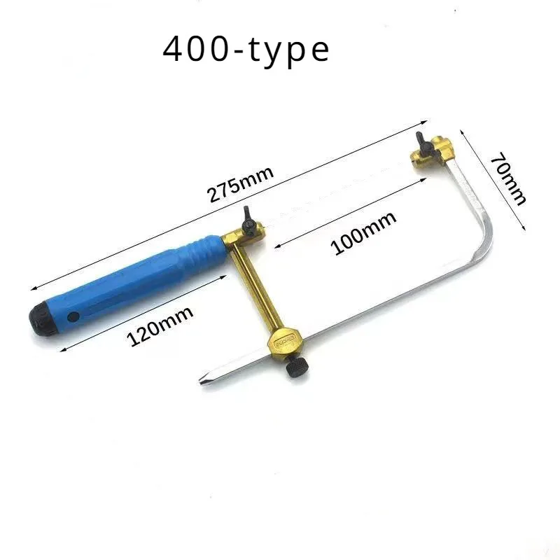 Saw Frame Adjustable U-Shape Handsaw Frame Bow Cutting Tool Accessories 280mm for Woodworking Handcraft Jewelry Making DIY