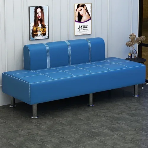 Barber Shop Sofa Waiting Chair for Hair Chair Beauty Shop Rest Area Couch