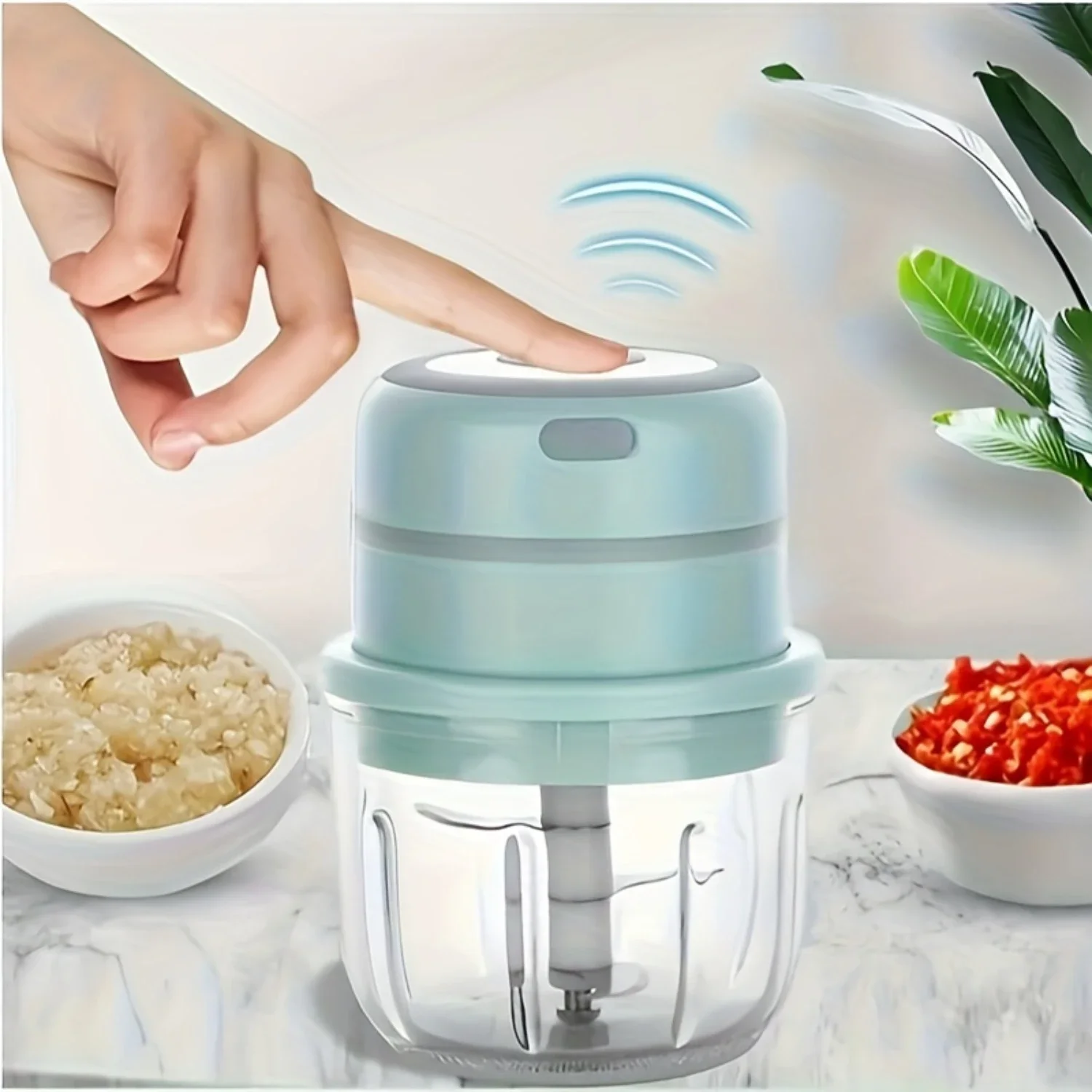 

USB Mini Garlic Chopper Meat Grinder Ginger Crusher Kitchenware