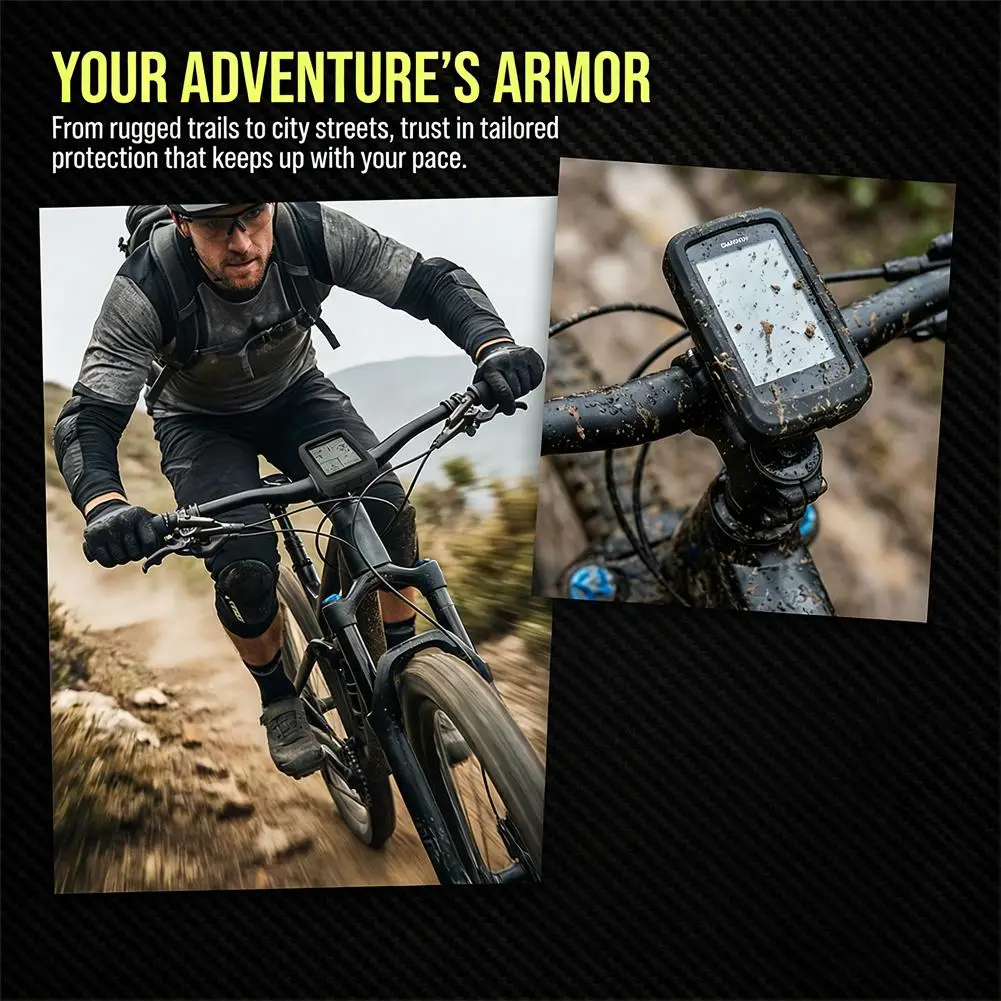 Silicone Soft Edge Shell Protective Case For iGPSPORT BiNavi Air GPS Bike Computer Screen Protector Film Cover Skin Accessories