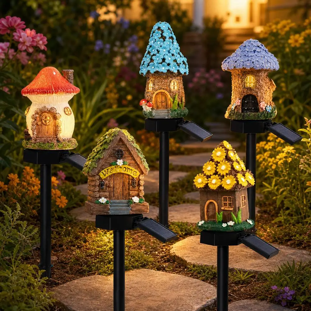 luz-solar-led-para-jardim-mini-casa-de-fadas-artesanal-decoracao-externa-alimentada-por-energia-solar-luz-de-jardim-led-lampada-de-natal-em-resina