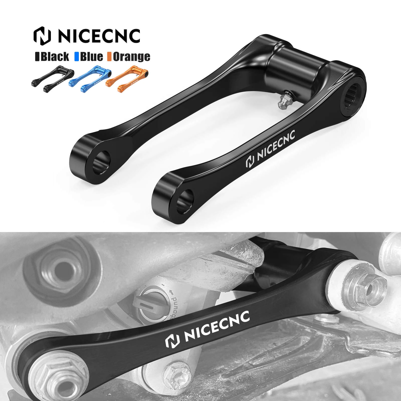 

NICECNC For GasGas EC 300 EC 250 EC250F EX 250 300 MC250F 2025 1/1.5″ Lowering Link Kit For Husqvarna TE 300 FE 350 450 TX 300