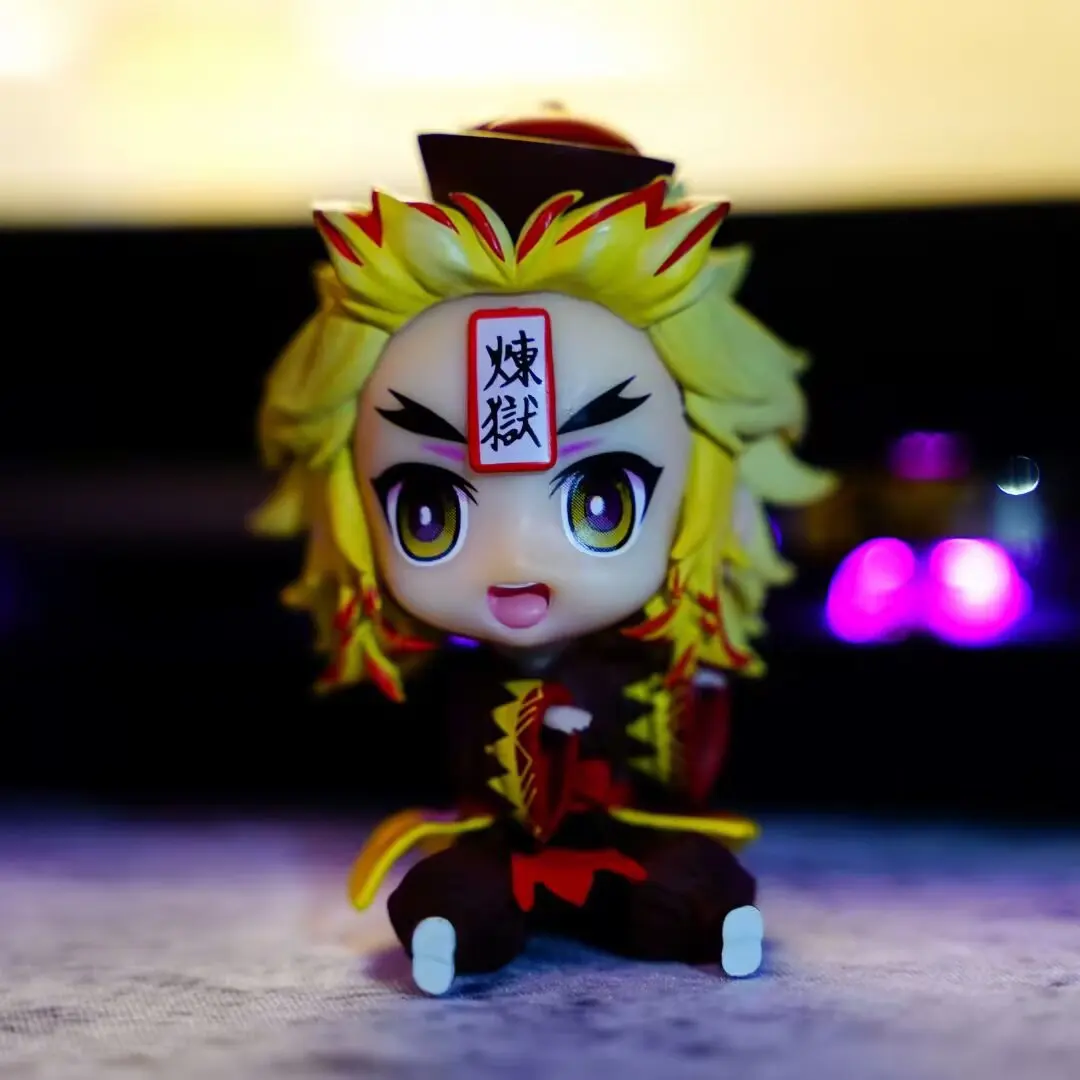 Takara Tomy Kawaii Demon Slayer caja ciega juguete Día de Todos los Santos Tanjiro Kamado Nezuko figura de anime modelo sorpresa regalo colección de fans