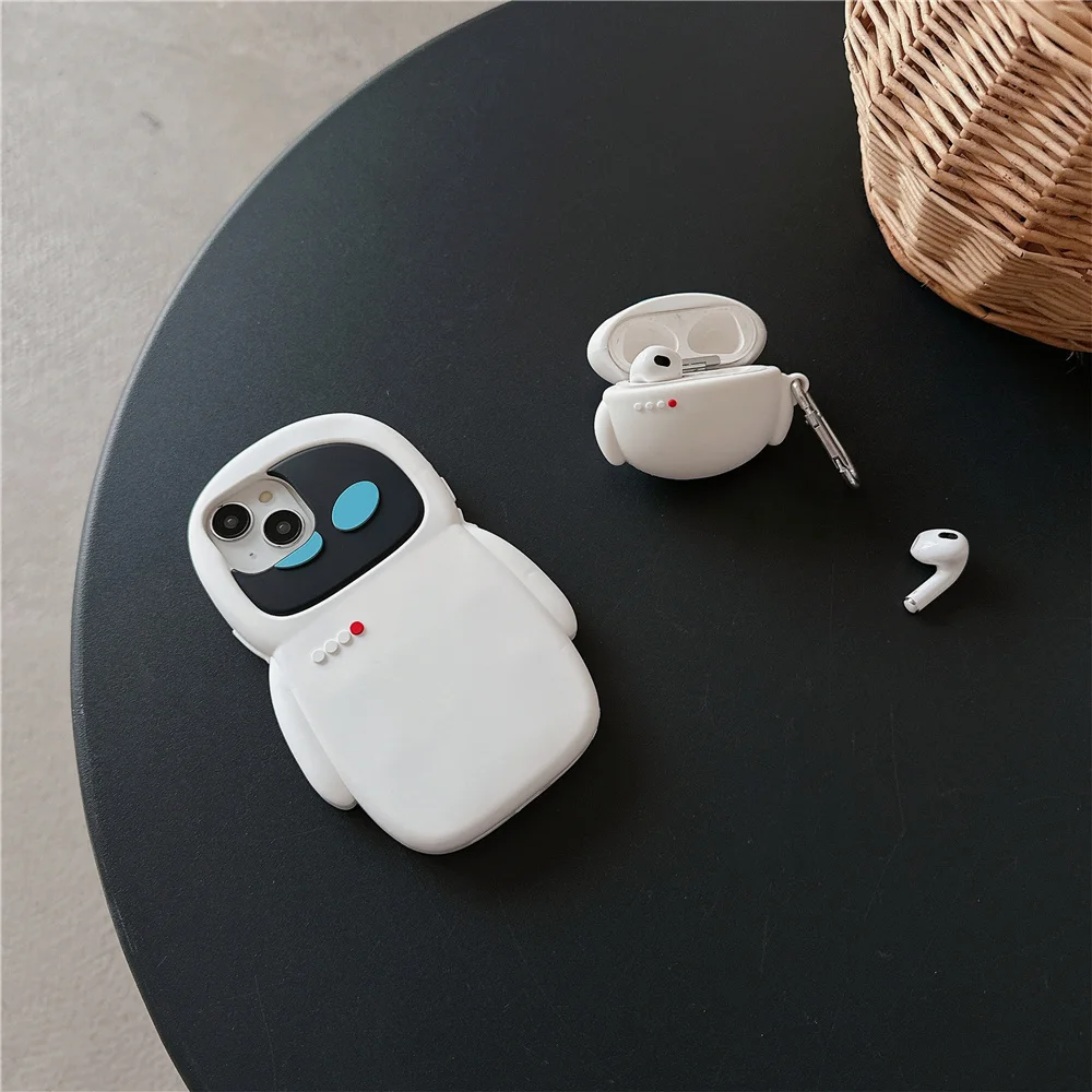 جراب سماعة أذن روبوت ثلاثي الأبعاد لسماعات Airpods ، غطاء طراز سمكة ذهبي لسماعات Airpods Pro 1 ، 2 ، 3 Pro ، Airpods Pro2 ، ، توني ، تزيين كرتوني لطيف ، هدية ، جديدة