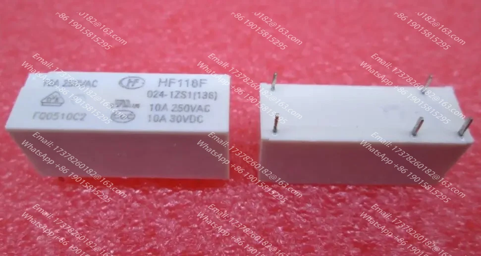 

Новое реле HF118F 024-1ZS1 JQX-118F 024-1ZS1 HF118F-024-1ZS1 HF118F0241ZS1 0241ZS1 24 В постоянного тока 24 В DIP5 10 шт./лот