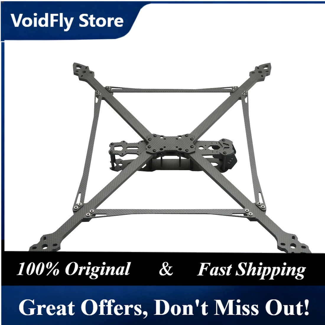 VoidFly Mark4 V2 13 Inch  Version Carbon Fiber Frame Rc Racing Fpv Crossing Drone Frame Fpv Crossing Captain Endurance Heavy Loa