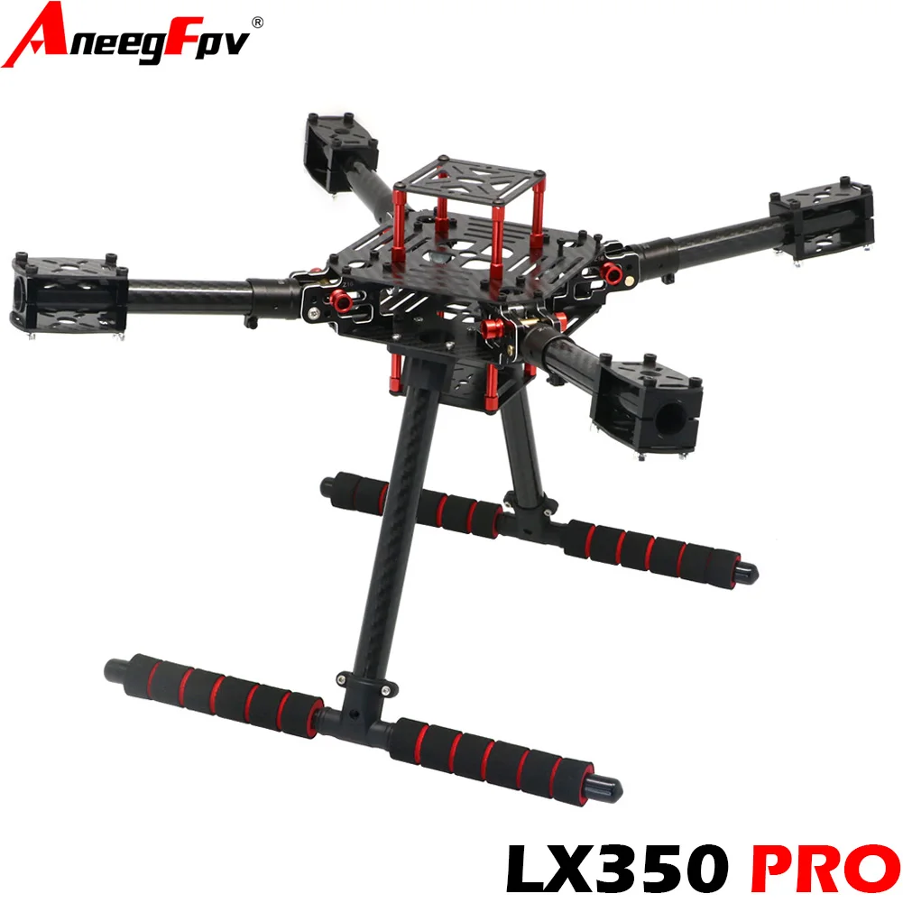 Telaio LX350 PRO LX350 PRO Ombrello pieghevole in fibra di carbonio a quattro assi Telaio carrello di atterraggio multirotore Rac