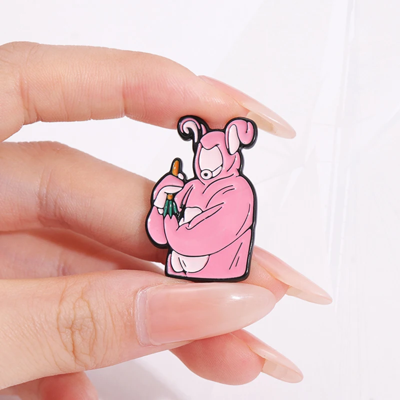 Comedy Movie TV Characters Pines Lapel Badges Cartoon Funny Jewelry Gift for Kids Friends Friends Enamel  Brooch Custom Humor