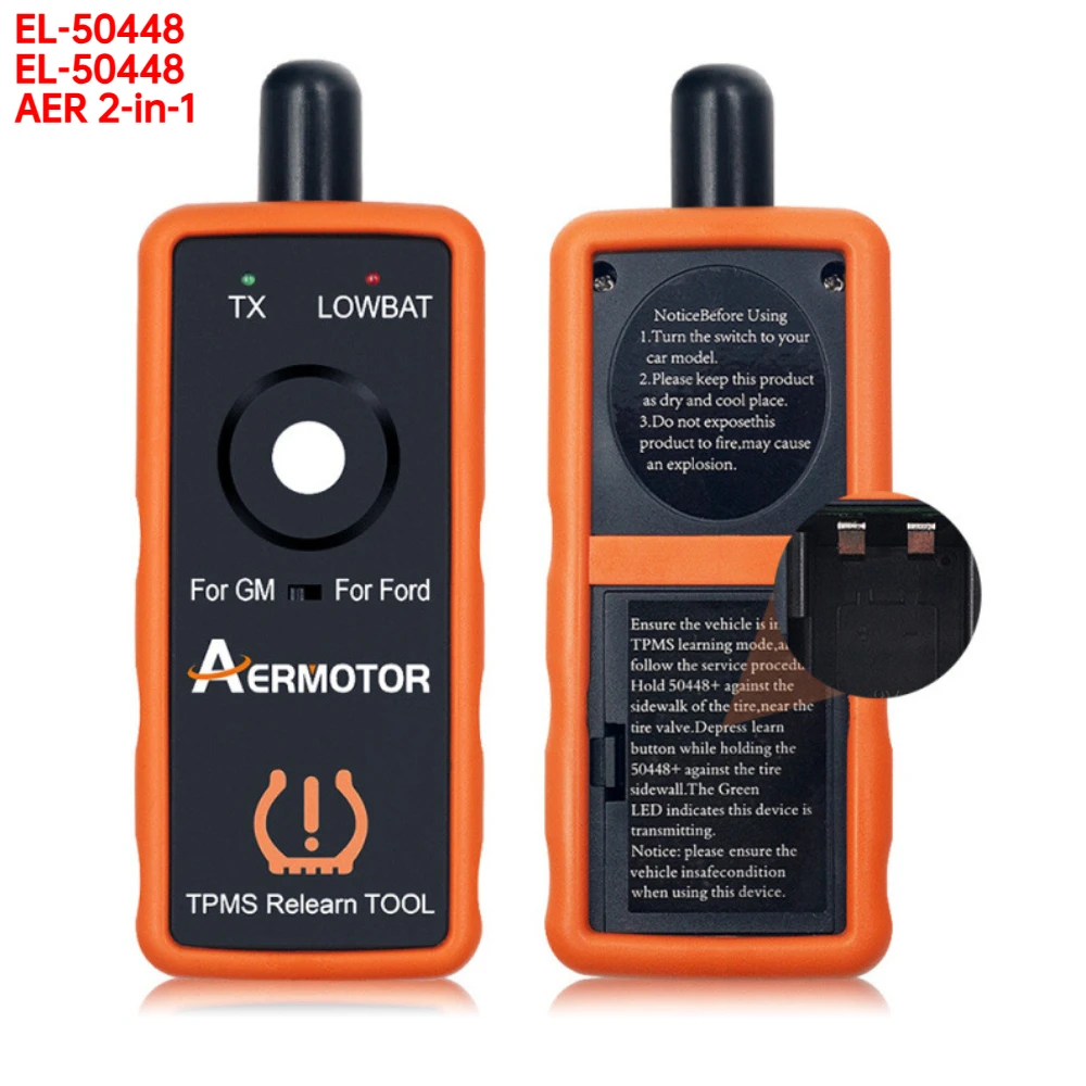 Mechanical Tester EL50448 Auto Tire Pressure OEC-T5 EL-50448 For G-M TPMS Reset Activation Tool EL-50449 For Ford/Lincoln hot