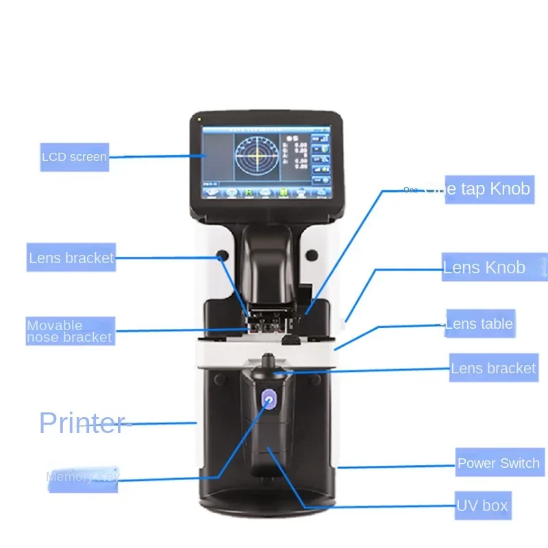 Xinyuan JD-2600A full-automatic computer focal meter film finder with multi-function printing focal meter.