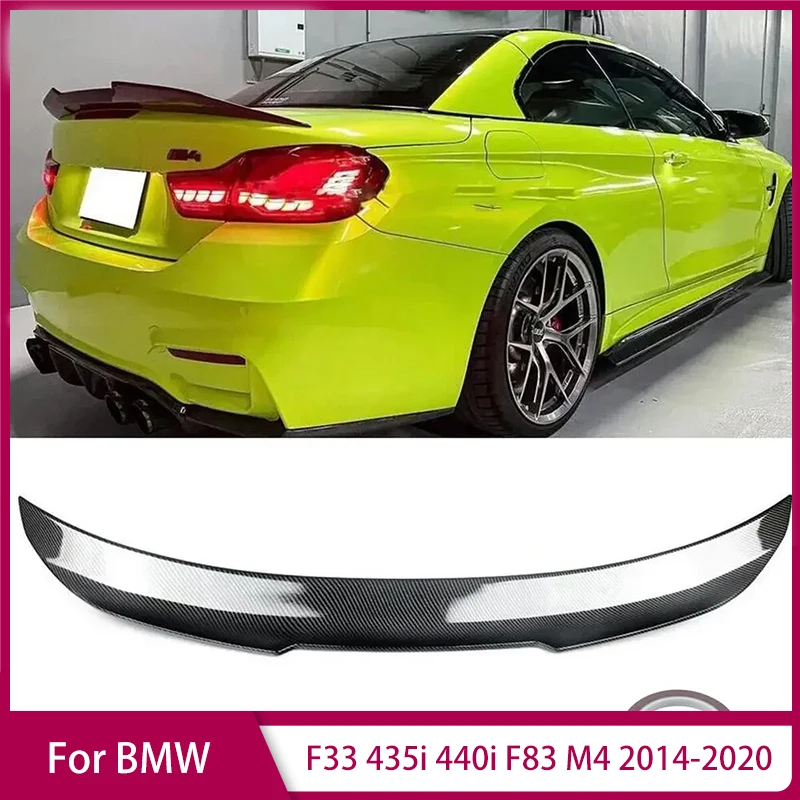 

PSM Style Rear Spoiler Wing Lip for BMW F33 435i 440i F83 M4 2014-2020 Trunk Top Wing Spoiler Diffuser Auto Parts