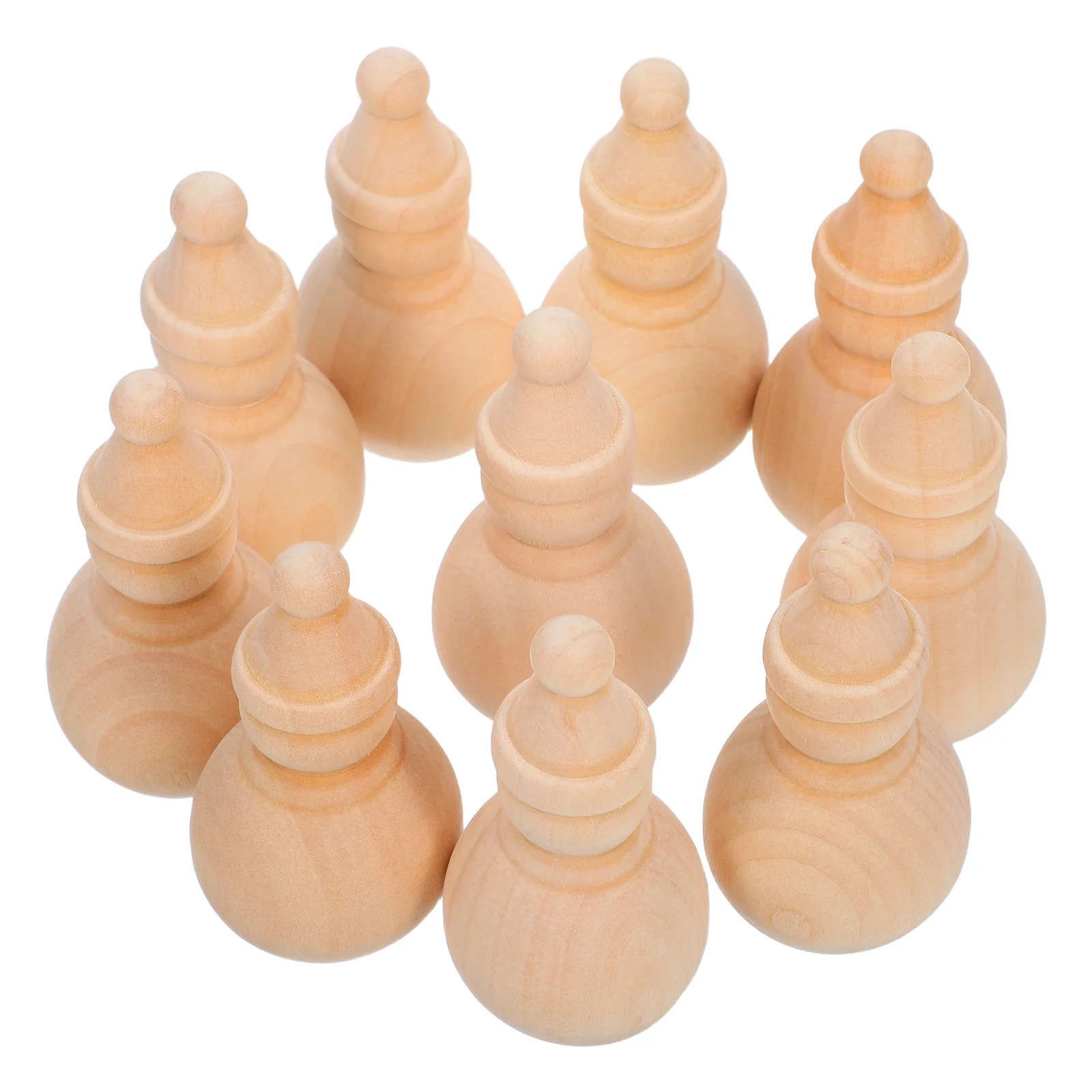 

10 Pcs Wooden Snowman Ornaments Little Snowmen Tiny s People for Crafts Mini Unfinished DIY Peg
