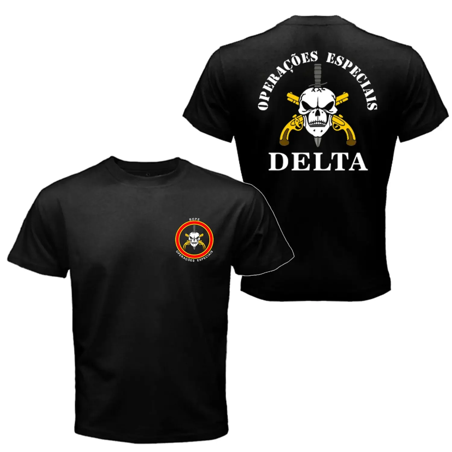 2026 Elite Special Forces Brazilian Special Forces Military Loosely-Fitting Jacket Casual Round-neck T-Shirt