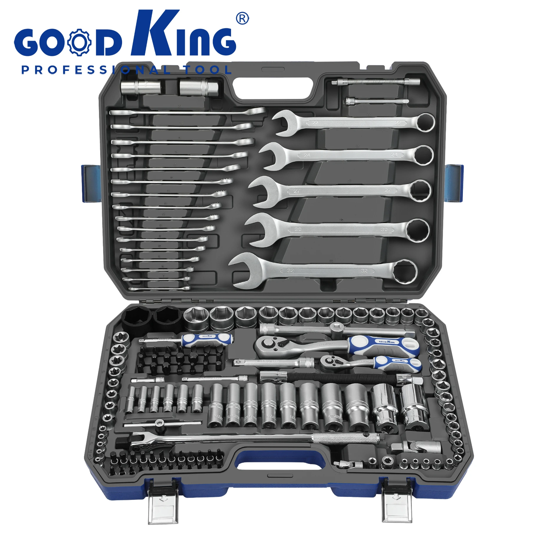 GOODKING 148Pcs High Quality Hot Sale Multi Function Tool Sets for Household Car Repair Tools Kit, Factory Direct Sales 11481