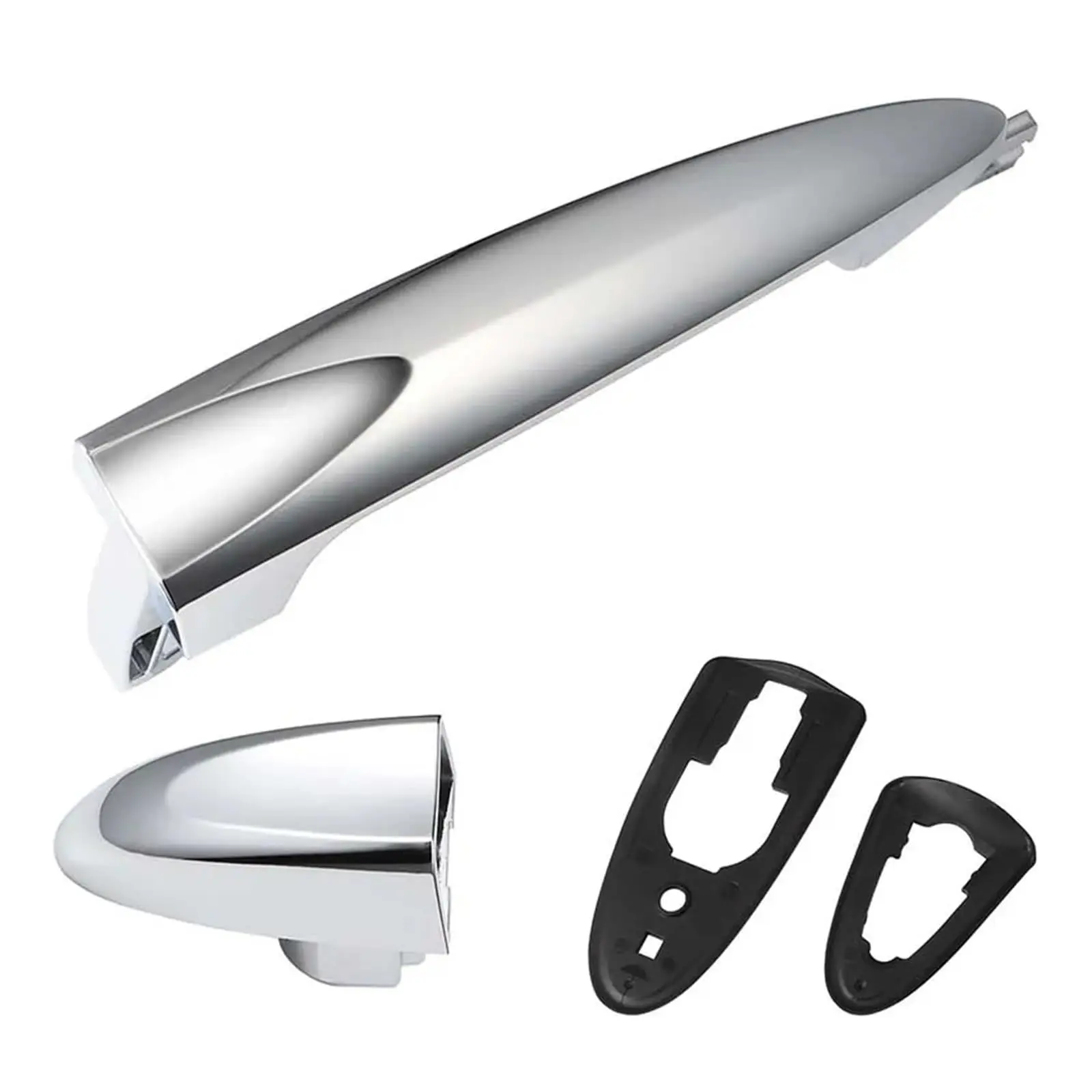 Exterior Door Handle W/hole 735350098 735409026 735434134 W/O hole 735434132 735409024 735350094 Chrome for Fiat Lancia Ypsilon