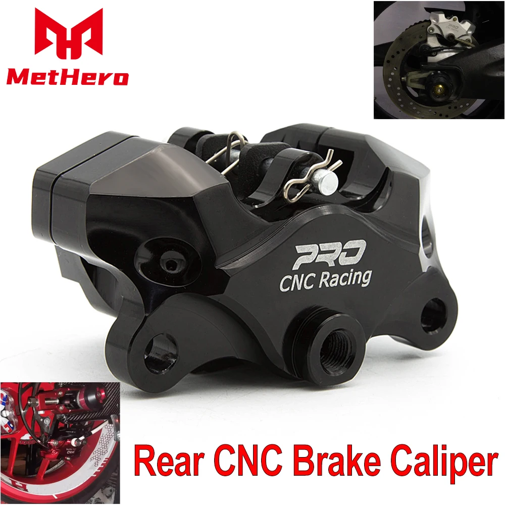 

Universal Motorcycle 84mm Rear CNC Aluminum Brake Caliper For Aprilia Ducati Kawasaki Suzuki Yamaha
