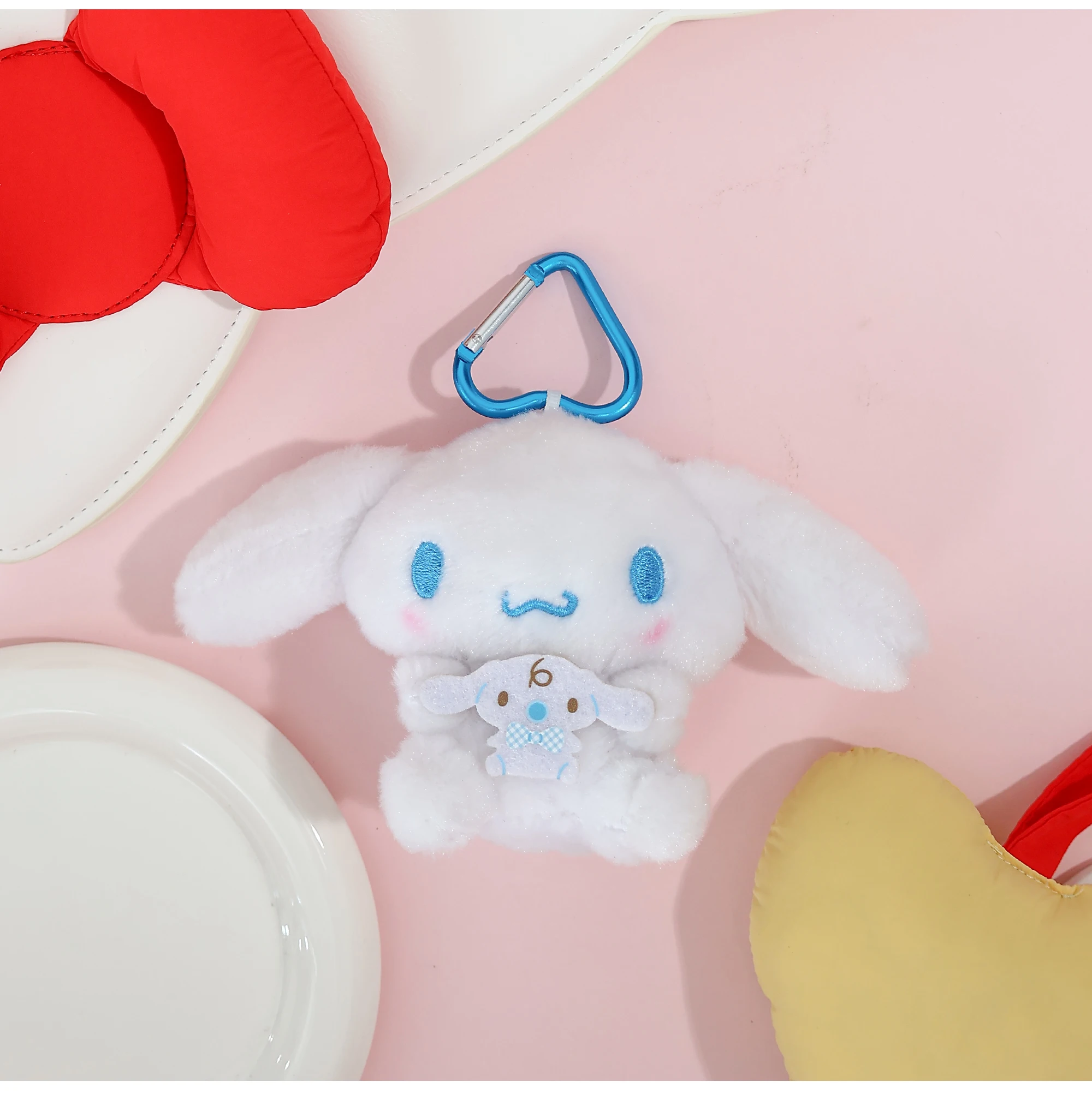 Original Sanrio Hello Kitty Kuromi Melody Pochacco Cinnamoroll Stofftier Anhänger Niedliche Plüschtiere Schlüsselanhänger Schlüsselanhänger Geburtstagsgeschenk – Detail 9