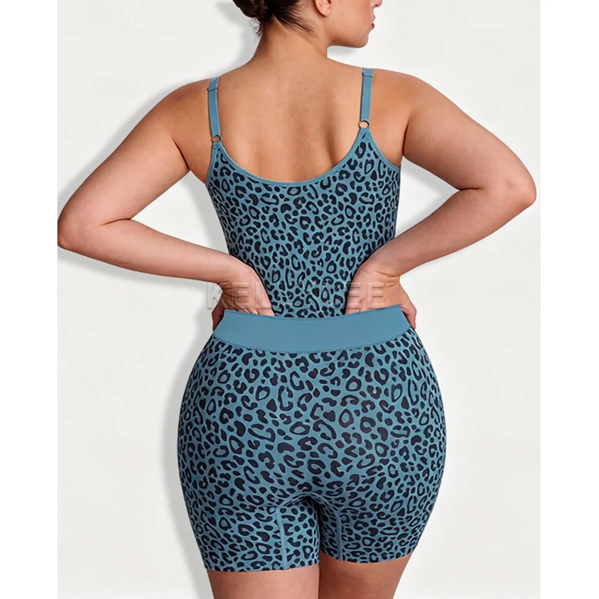 Women's Chest Hugging Sleeveless Jumpsuit Light Compression Slim Fit Shapewear Seamless Modeling Fajas Colombianas Bodysuits