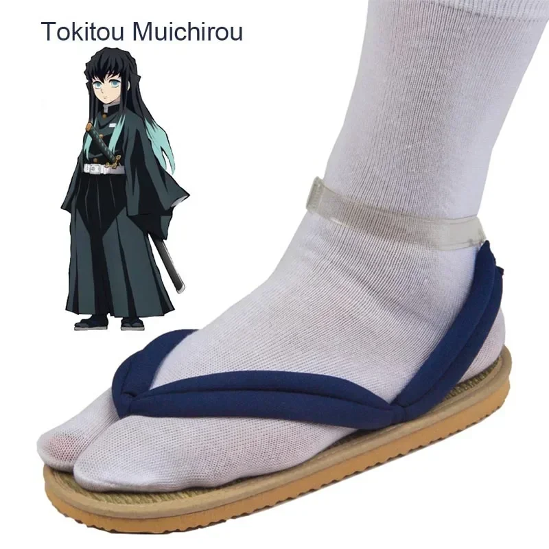 Anime Demon Slayer Zapatos De Cosplay Kimetsu No Yaiba Kamado Tanjirou Zuecos Sandalias Kamado Nezuko Geta Agatsuma Zenitsu Chanclas 379