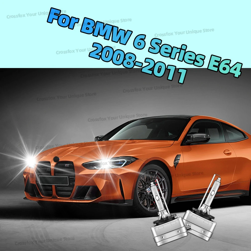 

2x For BMW 6 Series E64 2008 2009 2010 2011 HID Xenon 6000K 8000K 10000K Lampada 35W D1S Headlight Bulbs