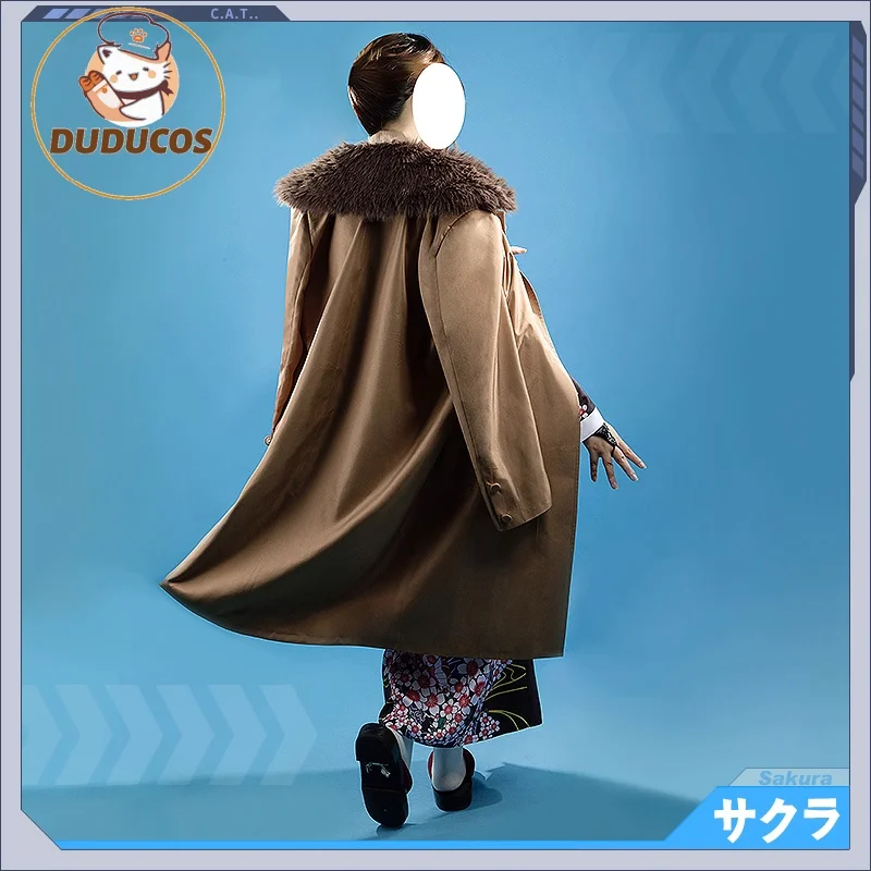 사쿠라 코스프레 의상 게임 승리의 여신: NIKKE DUDU-SR 여성 기모노 정장 코스프레 사쿠라 의상