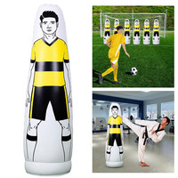 160CM Thickening Inflatable Wall Obstacles Portable Inflatable Football Training Goal Keeper for Free Kicks Training