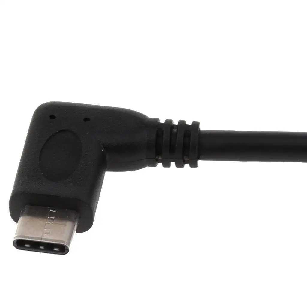 

90 Degree USB Type C Male to Female Extension Cable Flexible OTG USB C Gender Adapter for Electronics