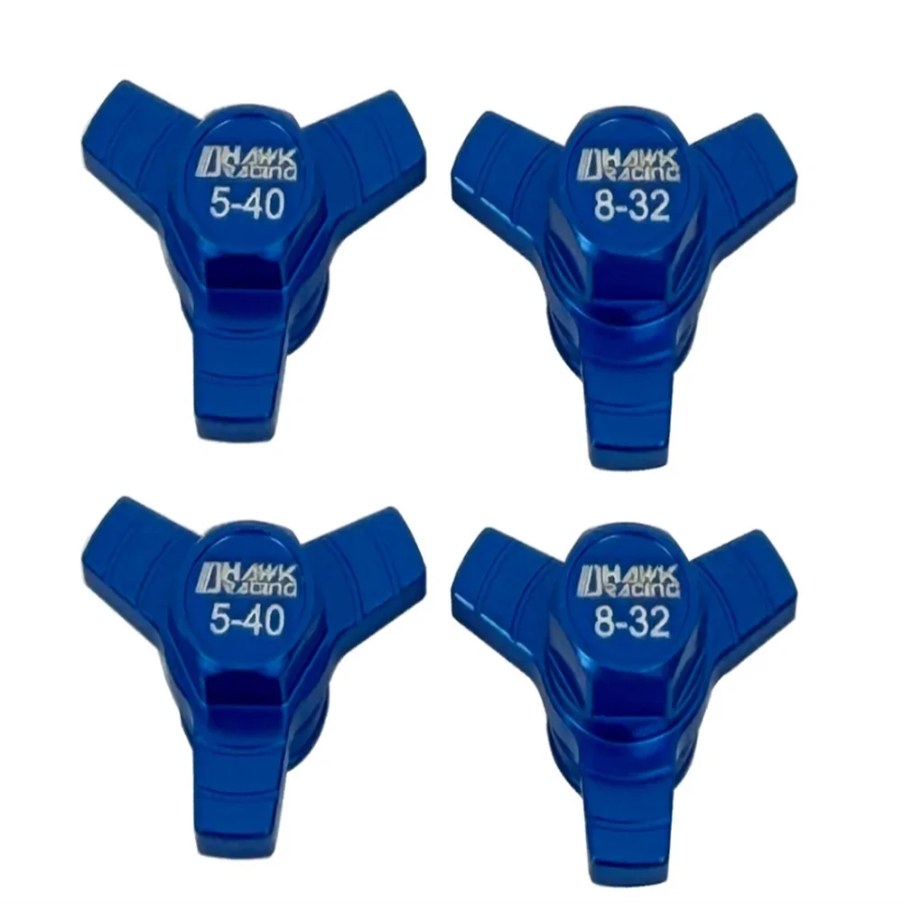 Aluminum Wheel Knock offs Blue For Team Associated RC10 Worlds Car RC10gt RC10T