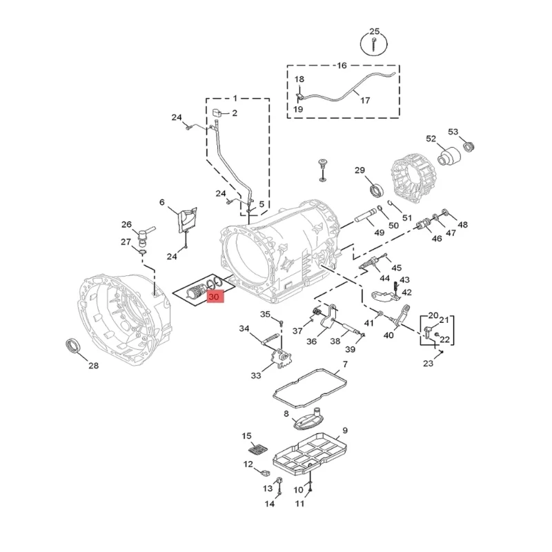 Upgraded Transmission Circuit Board Module Car Transmission Circuit Board Socket Replaces 2035400253 Simple Installation