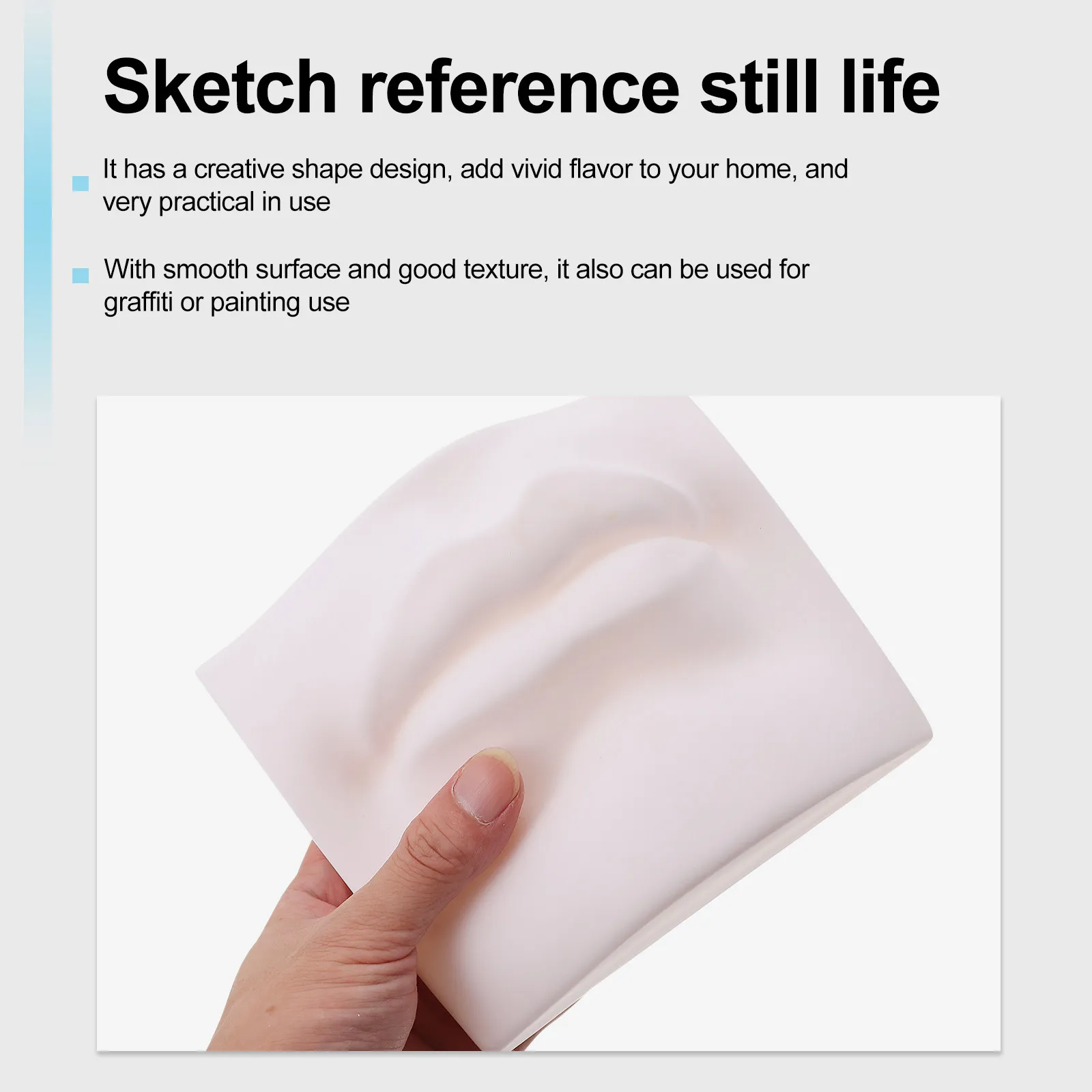 

1Pcs Sense Organ Teaching Aid Creative Sketch Art Sculpture Desktop Ornament for Painting Graffiti Home Decoration Students