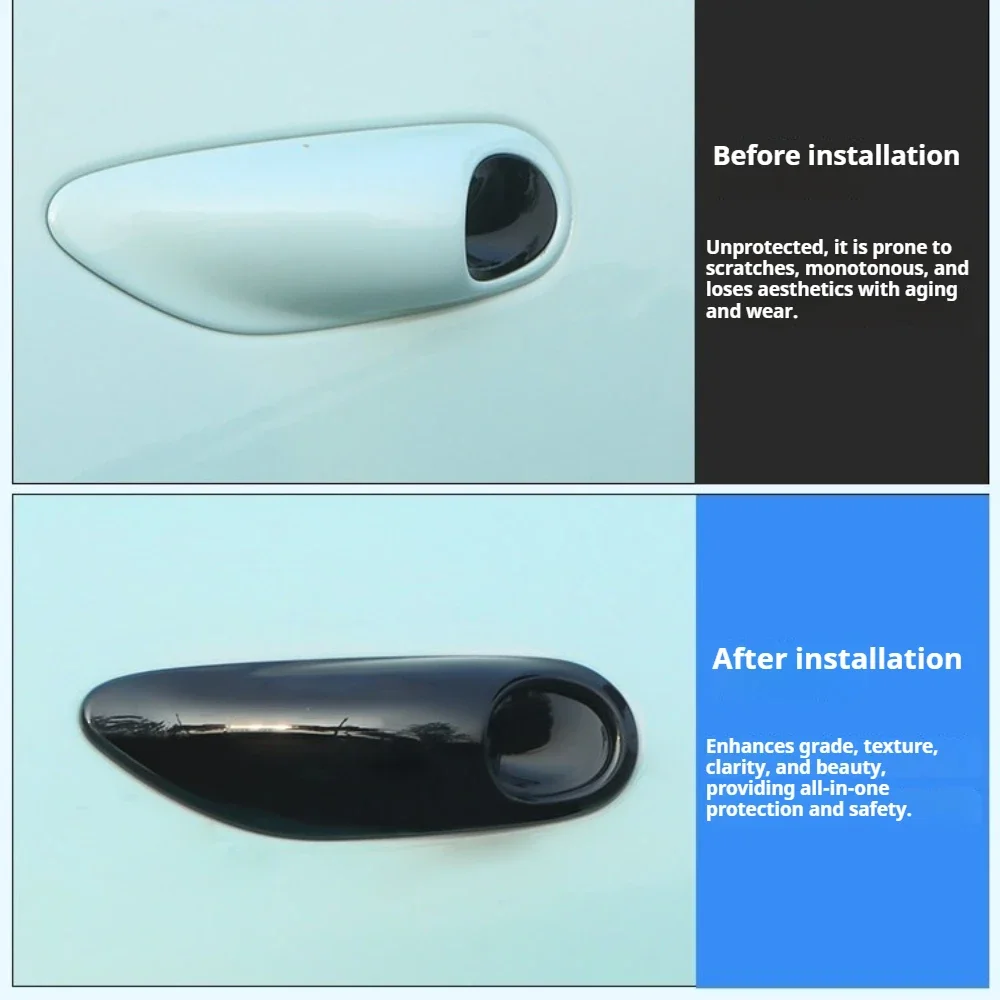 Fit For IM6 LS6 Zhiji LS6 2023 2024 2025 Car Fender Camera Protective Stickers Side Radar Anti Scratch Cover Exterior