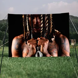 Rapper K-King V-Von Welcome to O'Block flag College Bedroom Living Room Home Dorm Decor Funny Tapestry Garage Bar Wall Club Bann