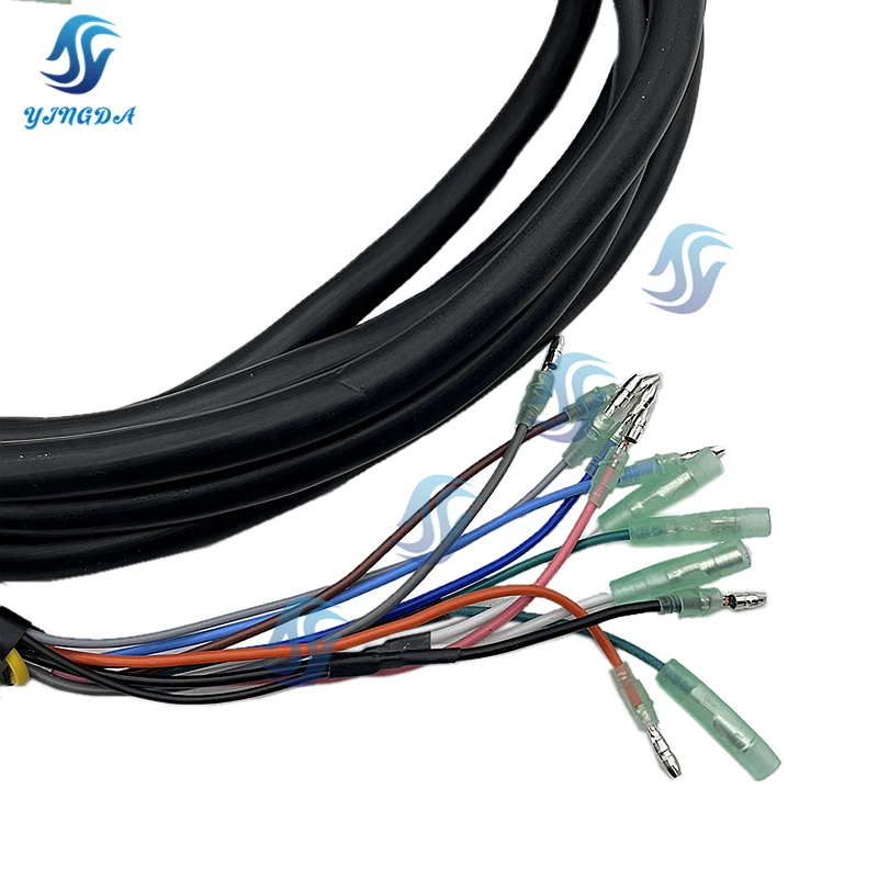 8+2 Pins Wire Harness Assy for Suzuki Outboard is used for 67200-99E56 Remote control assy Boat accessories