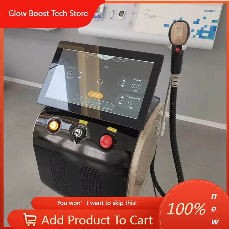 

GBNew 4000W Ice Skin Cooling 808nm Diode Laser Diodo 3 Wave Triple Wavelength Depiladora Laser Permanent Hair Removal by Laser