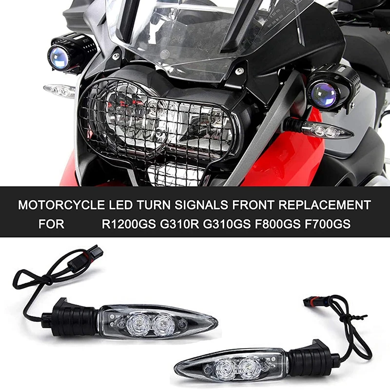 Motorcycle LED Turn Signals Indicators Turn Lights Replacement For BMW- R1200GS G310R G310GS F800GS F700GS