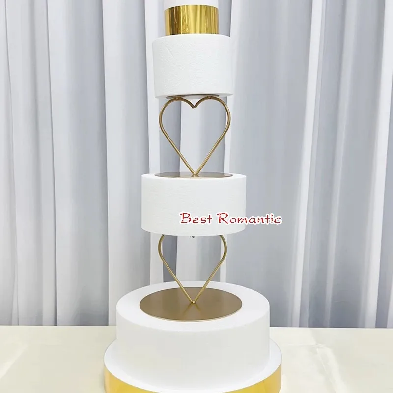 DSA wrought iron cake rack dessert table cake tray layered cake support rack wedding supplies decorative pendulum