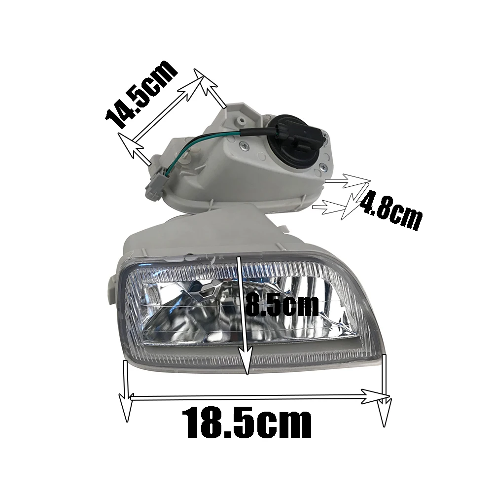

2Pcs Car Fog Lamp Front Bar Light Crystsal For Toyota Sprinter Carib AE111 AE114 AE115 1999 2000 2001