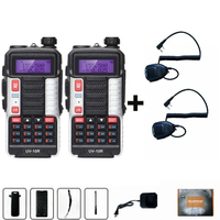 Baofeng 2PCS UV 10R Professional Walkie Talkies High Power Dual Band 2 way CB Ham Radio hf Transceiver VHF UHF BF UV-10R New