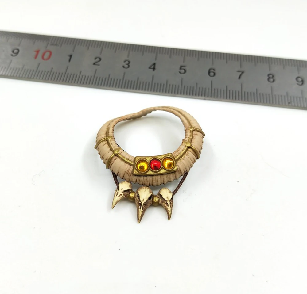 POPTOYS 1/6 WH001 Weiße Version Bloody Shaman Aphaia Witch Hunter Black Shaman Bone Chest Armor für 12-Zoll-weibliche Actionfiguren