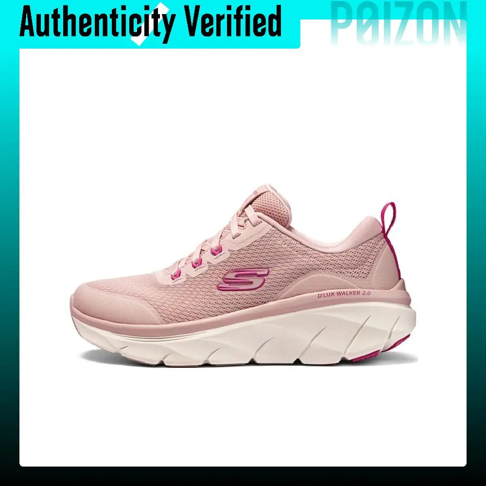 Skechers Abrasion Resistant Lightweight Wear resistant And Lightweight Low top Running Shoes Women's Pink 150095-ROS