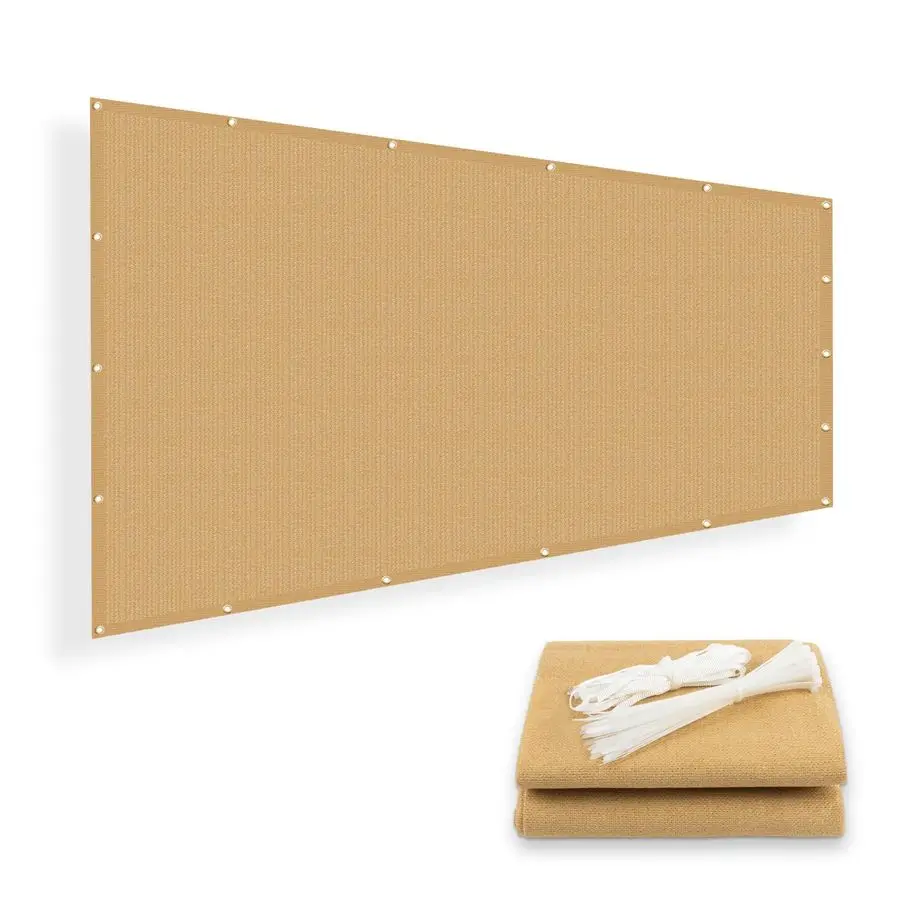 

Ткань для навеса 4, 6, 8, 10, 12 футов, ткань для солнцезащитного козырька, брезент с втулками для беседки, сада на заднем дворе, 6x6 футов, песок