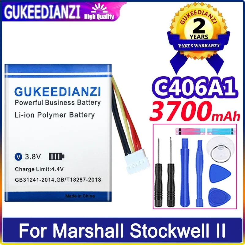 

Battery 3700mAh For Marshall C406A1 3INR19/66 Stockwell 2 II 2nd Bluetooth Wireless Speaker Replacement Mobile Phone Batteries